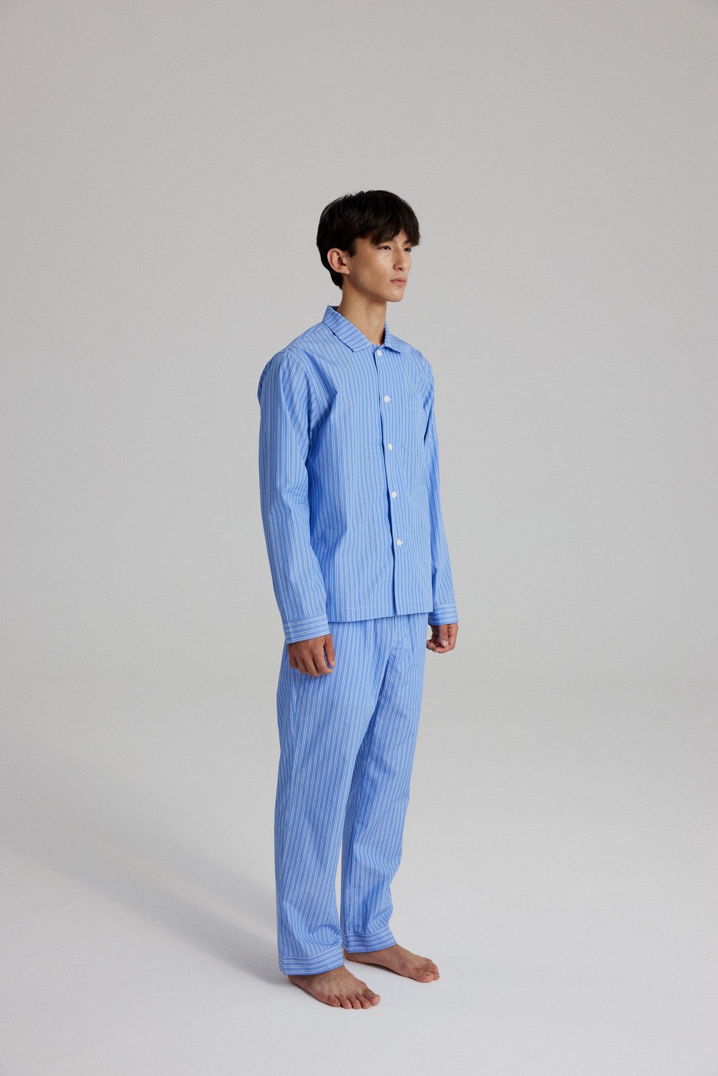 MAESTRO PYJAMA SET: BLUE STRIPES