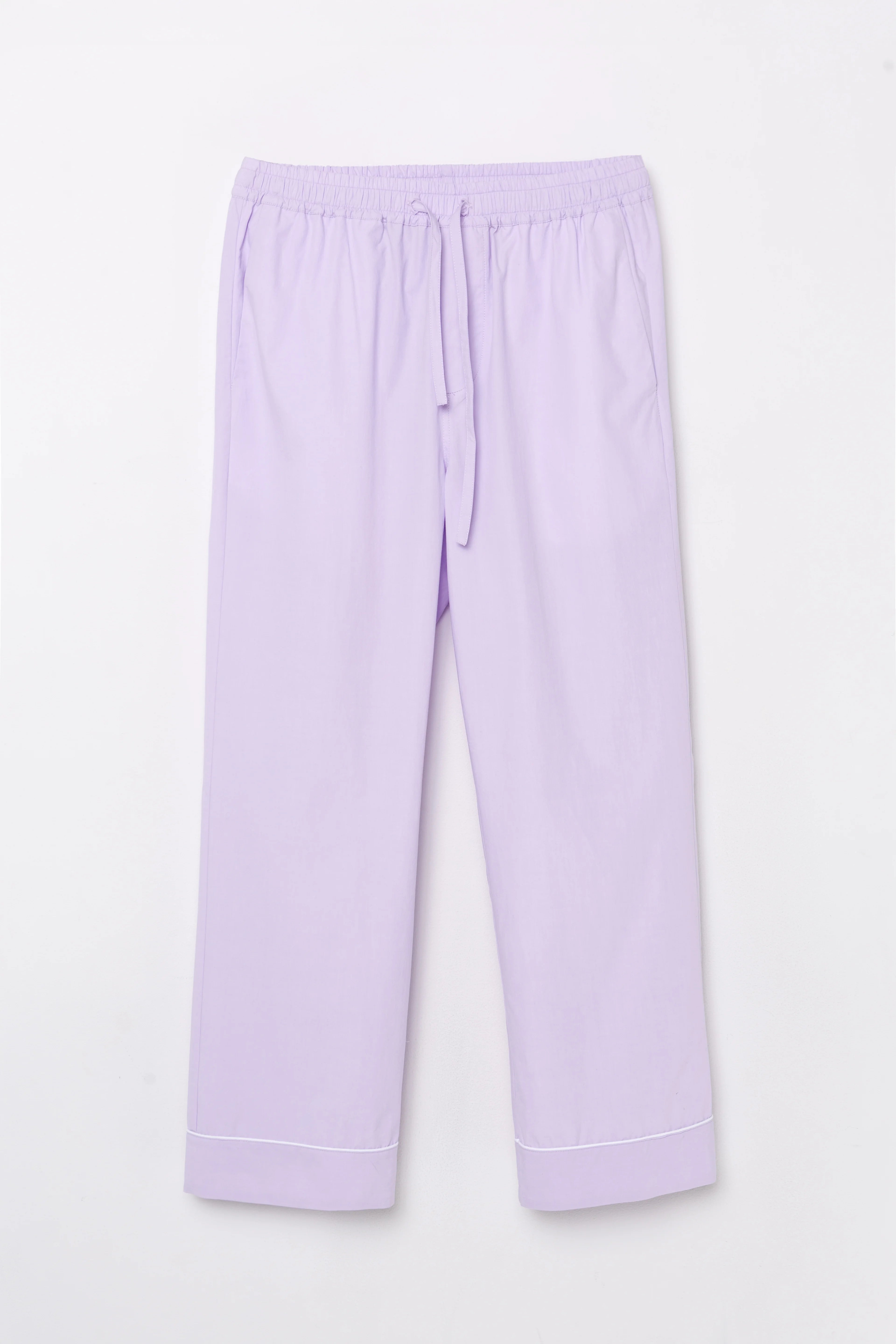Solid Japanese Organic Cotton Lilac Men Pyjama Pants | Nudin