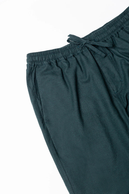 MAESTRO PANTS: EMERALD | ITALIAN ORGANIC FLANNEL