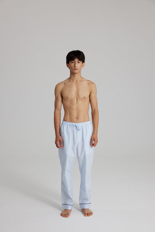 MAESTRO PYJAMA PANTS: LIGHT BLUE STRIPES