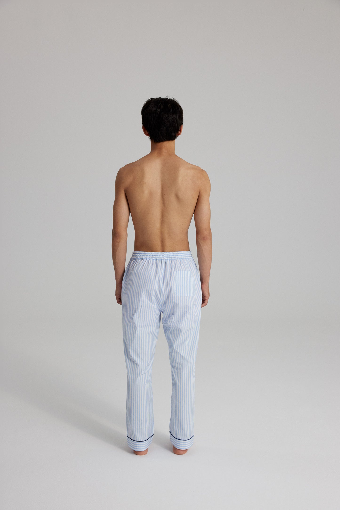 MAESTRO PYJAMA PANTS: LIGHT BLUE STRIPES