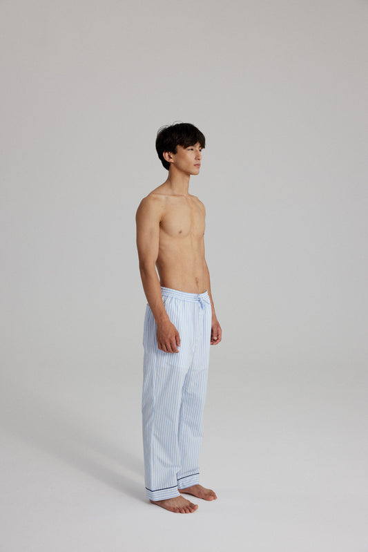 MAESTRO PYJAMA PANTS: LIGHT BLUE STRIPES